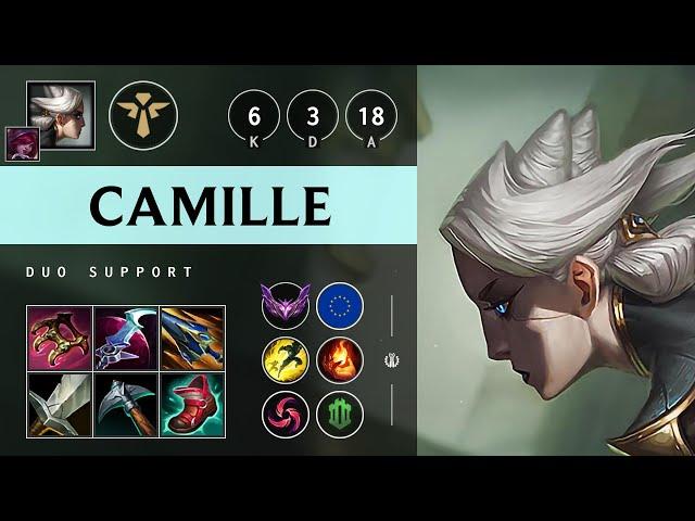 Camille Support vs Soraka: Rampage - EUW Master Patch 14.24