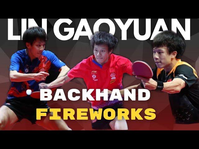 8 Minutes of Backhand Fireworks from Lin Gaoyuan | Street TT | Table Tennis