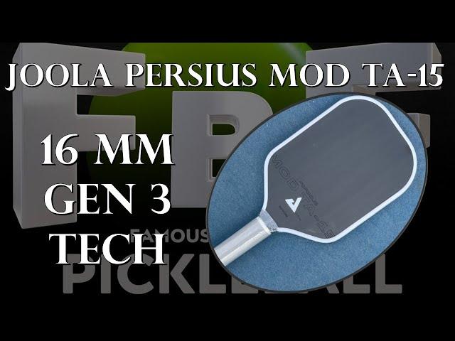 Joola Persius Mod TA-15 Pickleball Paddle Review