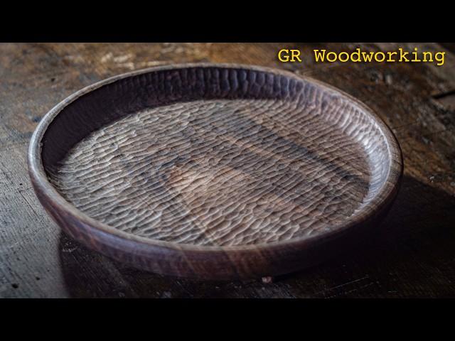 Walnut tea tray making