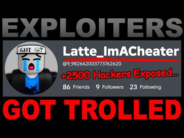 Every Roblox Hacker Just Got Trolled INSANELY Hard! (DISPLAY NAMES CHANGED)