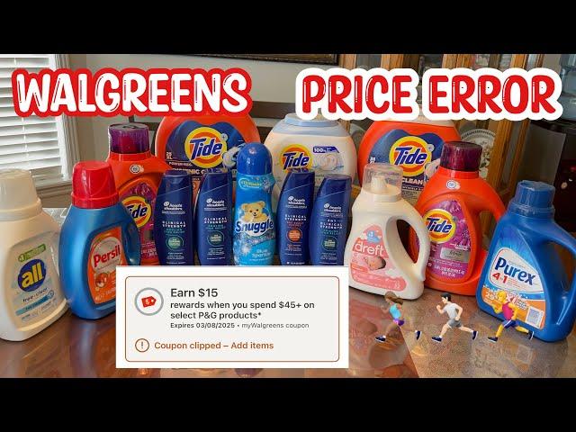 Run!‍️‍️Price Error! Spend $45/$15|| Walgreens