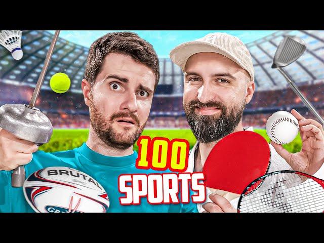 ON TESTE 100 SPORTS ! (et on les juge)(on est au bout du rouleau)