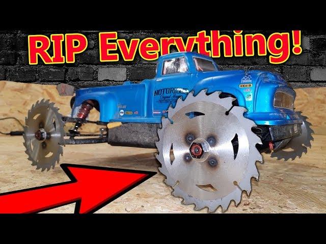 World's Most Dangerous Toy! RIP SAW RC CAR