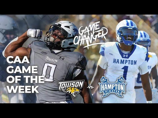 CAA Football Frenzy: Hampton University TAKES ON Towson University!