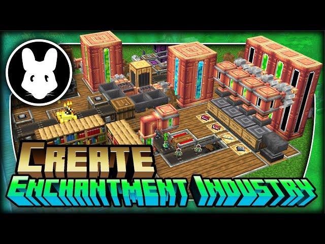 Get Overleveled with Create Enchantment Industry! - Minecraft mod 1.20+ Bit-By-Bit