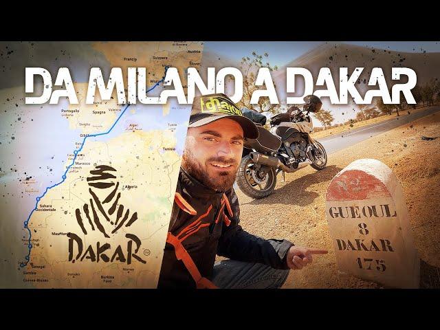 FROM MILAN TO DAKAR, by motorbike, alone.