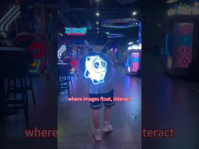 Revolutionize Your Vision with Holographic Fan Tech #hightech #3d #ledfan #holographic #leddisplay