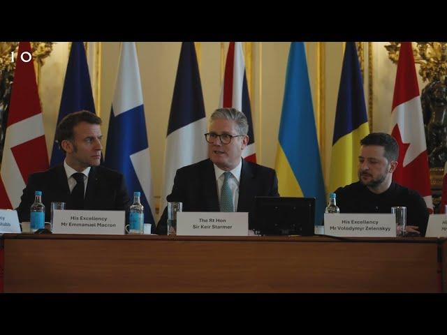 Behind the scenes: Keir Starmer hosts international leaders' summit on Ukraine