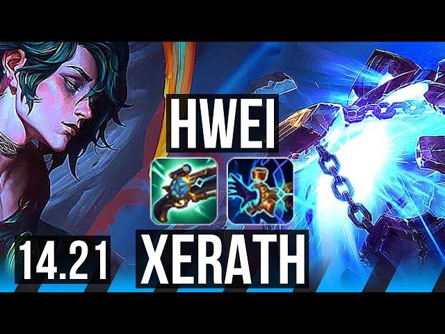 HWEI vs XERATH (MID) | 4/1/4 | KR Grandmaster | 14.21