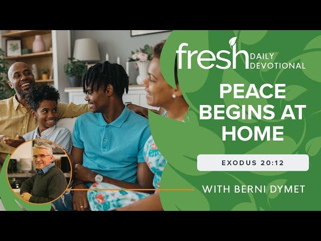 Peace Begins at Home