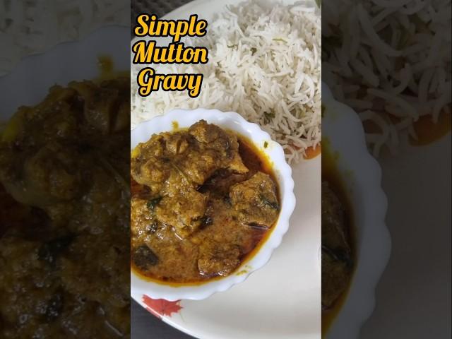 Simple Mutton Gravy|Easy recipes|Non veg| Easy cooking #trending #food #cooking #viralshorts