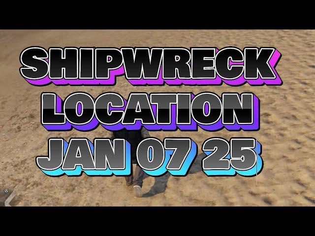 Shipwreck Location Today Jan 07 2025 GTA Online | GTA online daily shipwreck  location