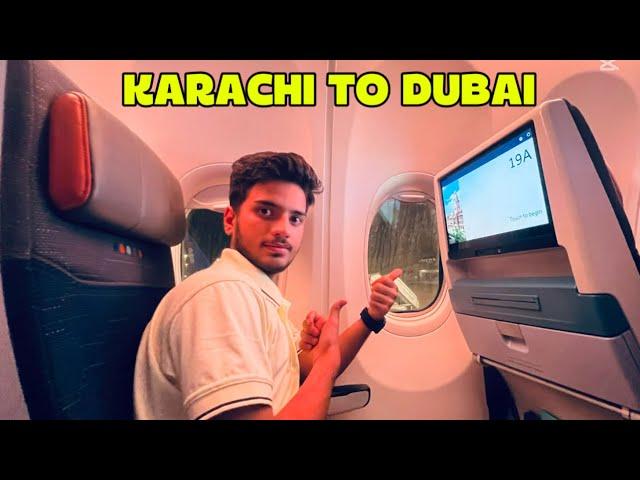 TRIP REPORT | Karachi to Dubai | FLYDUBAI ECONOMY CLASS | vlog