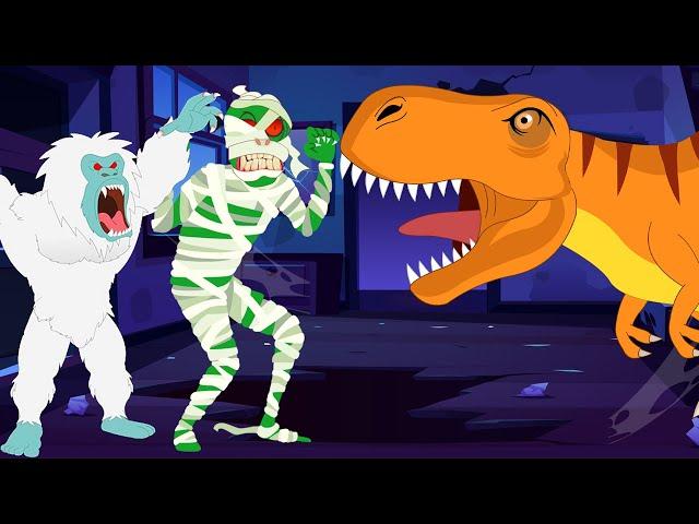 we're going on a dinosaur hunt vs yeti hunt vs rhino hunt vs monster hunt songs for preschoolers