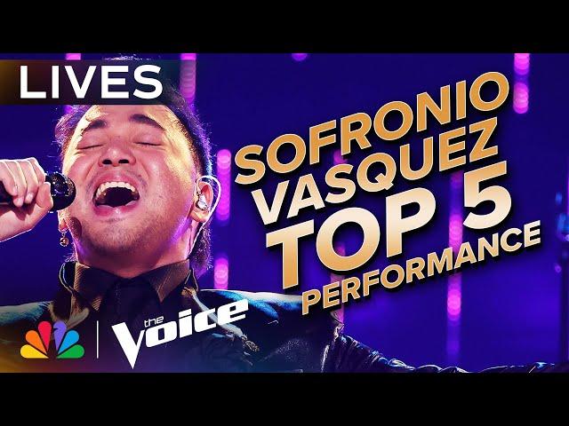 Sofronio Vasquez Performs "Unstoppable" By Sia | The Voice Finale | NBC