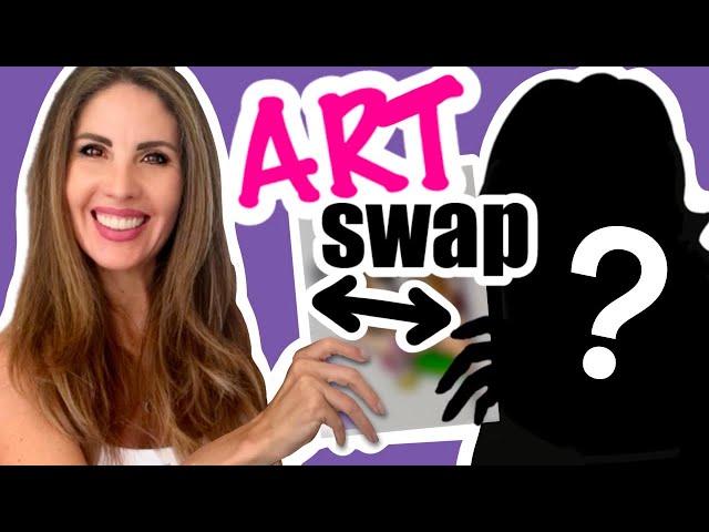 Art Swap with a fellow YouTuber! You won’t believe how she transformed my character! 