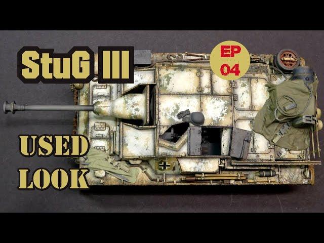 Building the StuG III Ausf.C/D 1/35 Scale from DRAGON - Used Look Weathering Steps