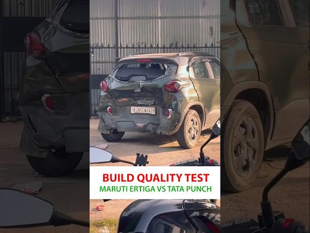 Punch build quality test | Maruti ertiga