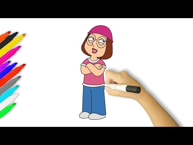 How to Draw Meg Griffin | Family Guy