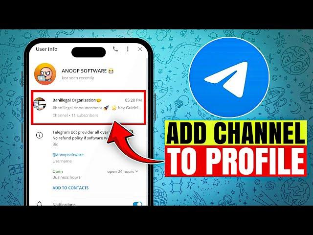 ADD your Telegram Channel Link to Your Bio  | apane baayo mein telegram channel kea link kaise dale
