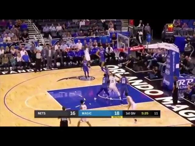 Aaron Gordon With A Put Back Dunk!!! October 24 2017!!