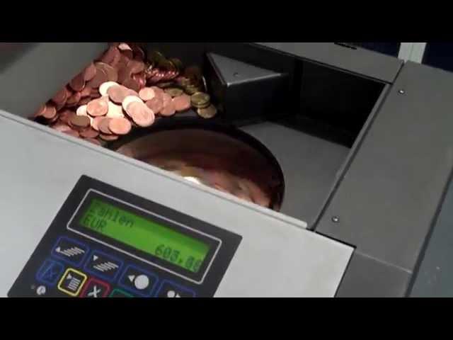 Münzzählmaschine Scan Coin Perconta Contovit E2.mp4