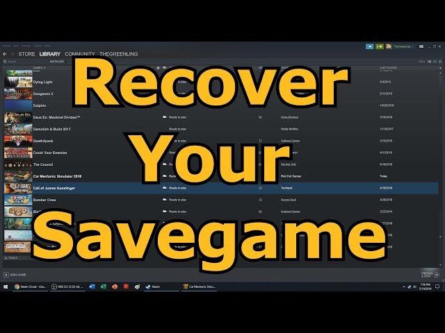 How To Reload or Recover Steam Cloud Saves (Quick & Easy)