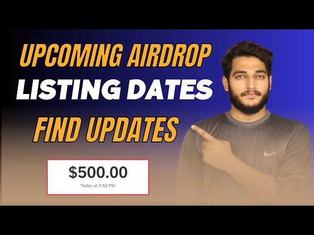 Upcoming Airdrops Listings Updates || How To Find New Airdrops