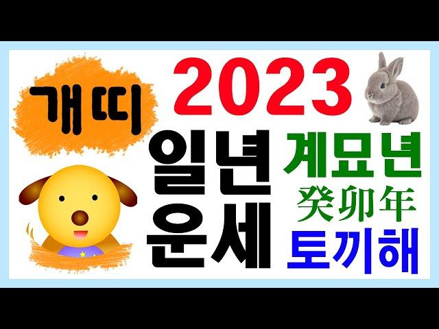 [띠별 일년 운세] 2023 계묘년 개띠 운세입니다~ 상담 : 010-9563-2238/사주/운세/역학/철학/주역/관상/풍수지리/주역/육효/철학원