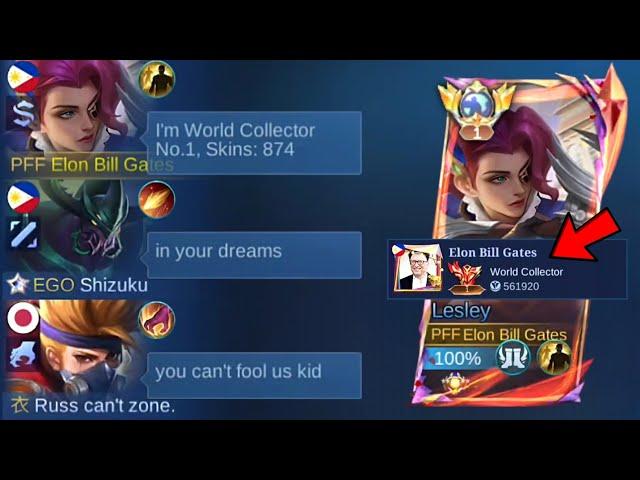 LESLEY "WORLD COLLECTOR" BUT "NO SKIN" PRANK IN MCL!! (they don't believe me not until I show them)