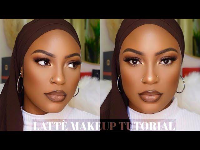 FLAWLESS SOFT MAKEUP TUTORIAL || LATTE MAKEUP #darkskin #brownskin #woc  #beginnerfriendly