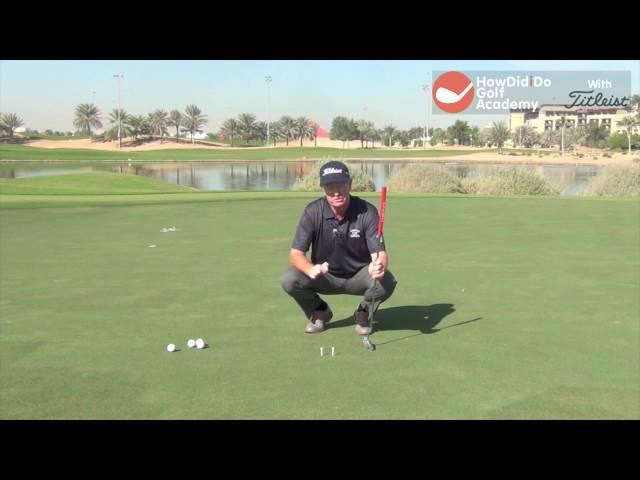 Jamie Gough Putting - Narrowing Focus with Tee pegs - HDiD Golf Academy