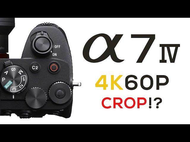 Sony A7IV Shoots 4K60P in Crop!? The Truth and The Reality ...