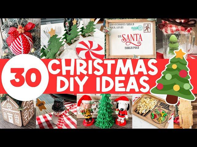 Easy DIY CHRISTMAS DECOR on a BUDGET!  Affordable DOLLAR TREE DIYS that will make your home MAGICAL