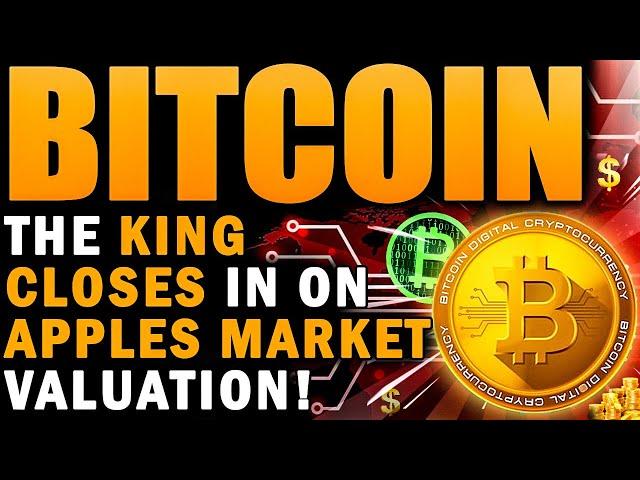 Cryptopedia  - The crypto king closes in on apples market valuation!