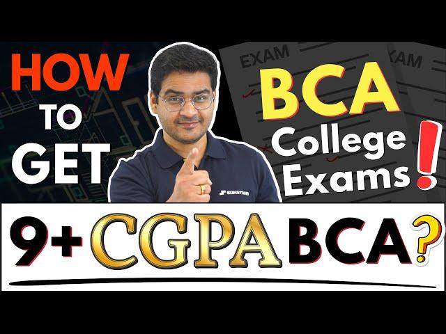 Score 9+ CGPA in BCA Course BCA Exams Best Tips! Skills vs Marks! #BCA #BCAExams #skills #viral