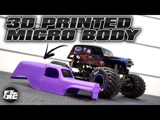 NEW 3D Printed Body for the Micro Monster Truck!!