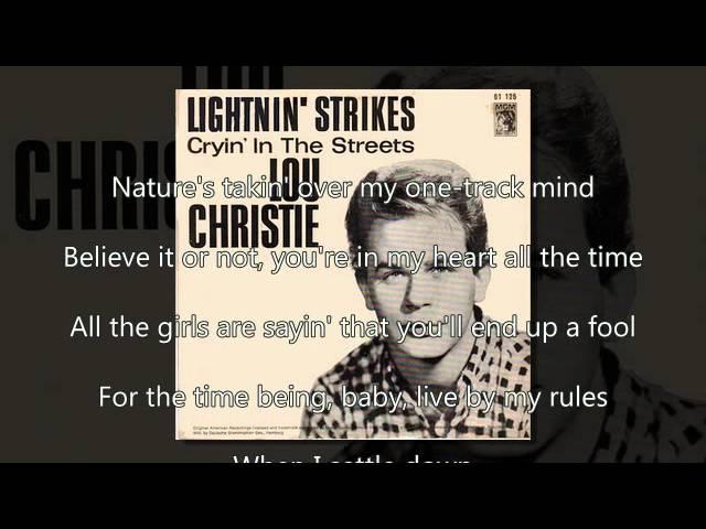 Lou Christie - Lightnin' Strikes