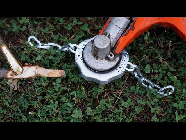 CHAIN Trimmer Head !? REVIEW AND TEST #4