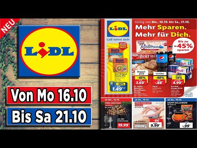 LIDL Prospekt / Angebote und Aktionen / Gültig von 16.10 2023