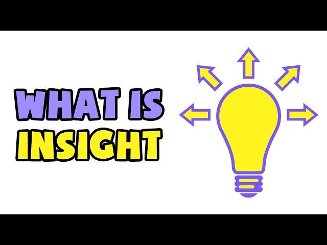 What is Insight | Explained in 2 min