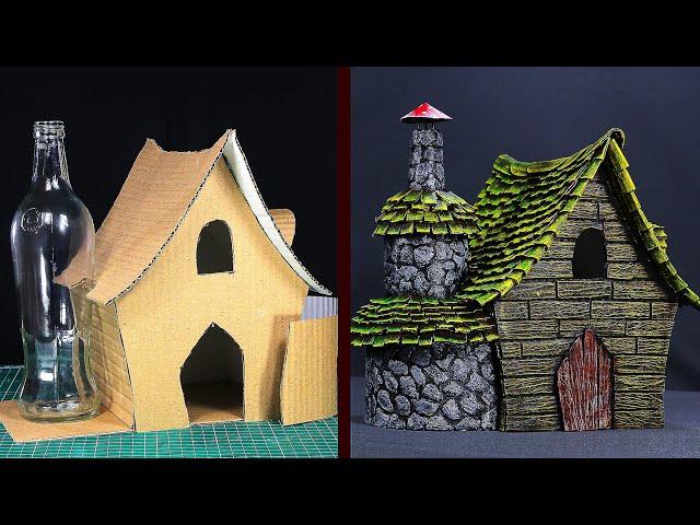 DIY Witch House Using Cardboard