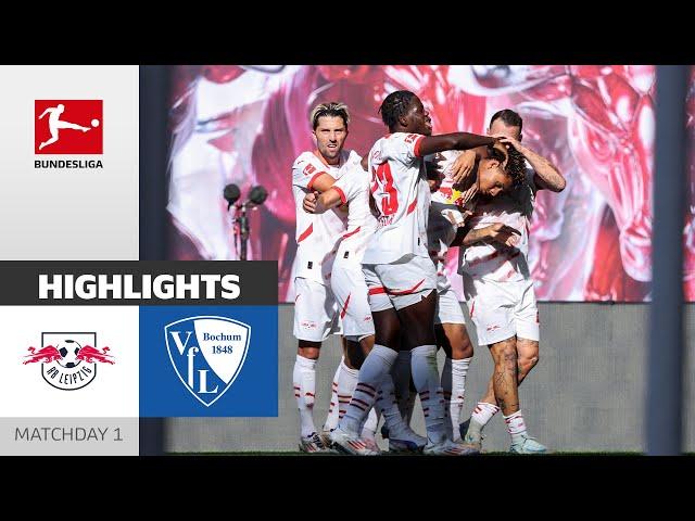 New Signing Nusa Secures Victory | RB Leipzig - VfL Bochum 1848 1-0 | Highlights | MD 1 - Bundesliga