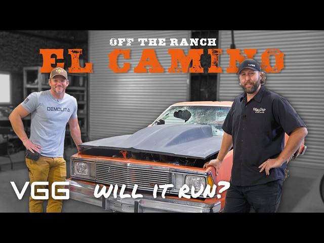 ABANDONED El Camino With Seized Engine - Will it RUN AND DRIVE? (With Demolition Ranch!)