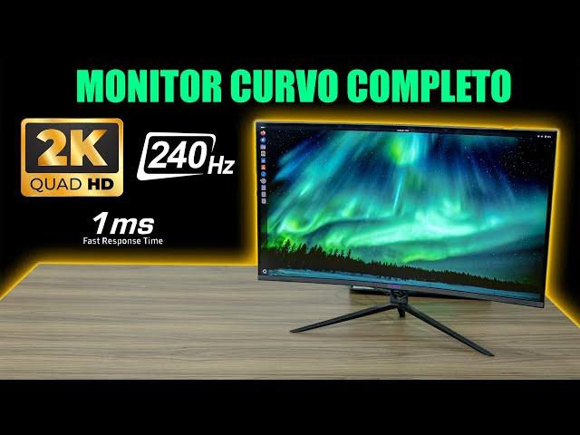 ACHEI UM MONITOR GAMER CURVO BOM EM TUDO, ANÁLISE E REVIEW VALAK VX3H