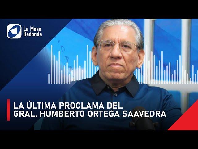 El último mensaje que Humberto Ortega grabó y envió con celular que mantuvo oculto