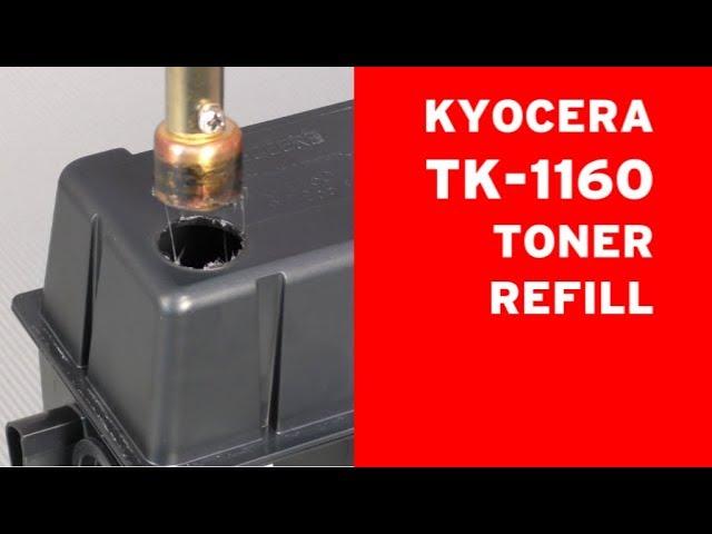 How to refill Kyocera TK-1160 toner cartridge? ECOSYS P 2040