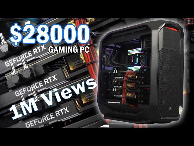 28,000$ 64-CORE MONSTER - THREADRIPPER PRO 3995WX - RTX 3090 KUDAN 3 WAY - G.SKILL  256GB - PC BUILD