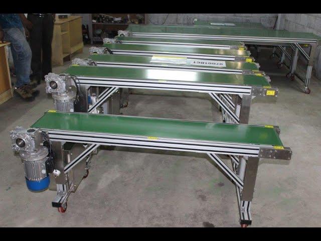 Horizontal belt conveyors | Horizontal belt conveyor manufacturers in India | belt conveyor systems